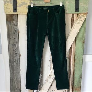 Ralph Lauren Green Velvet Pants